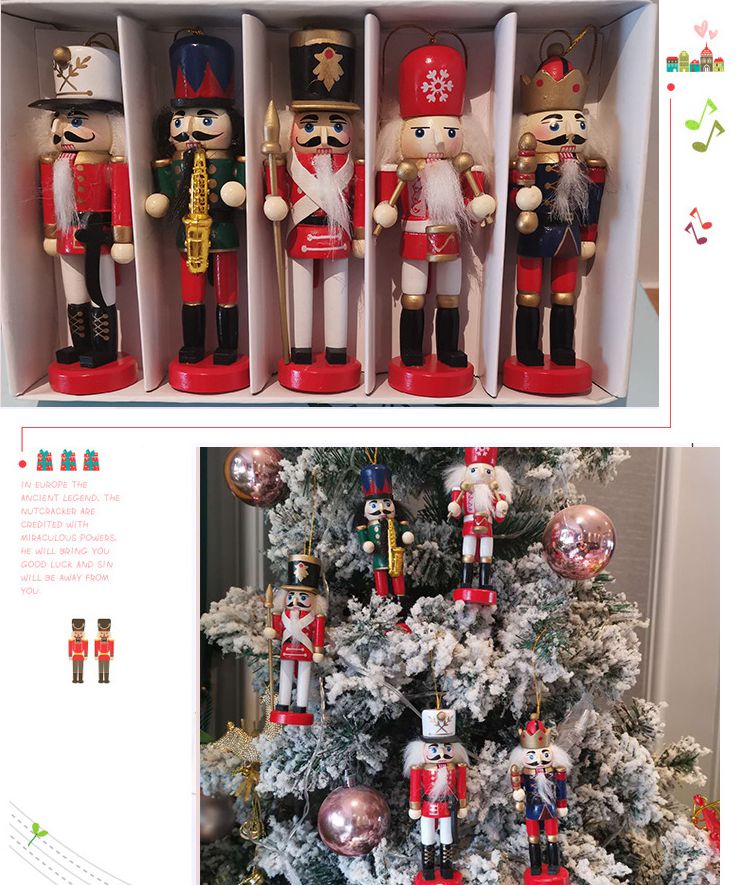 Nutcracker Figurine - 5/6 Merry Đồ Dùng Trang Trí