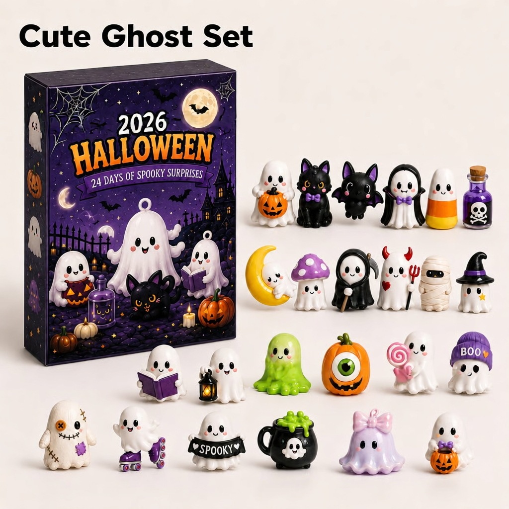 Advent Calendar Gift - 2026 Halloween Advent Calendar, 24 Days
