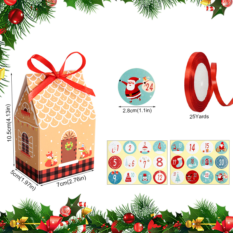 24Sets Christmas Advent Calend - đánh giá và giá Advent Calendar Gift