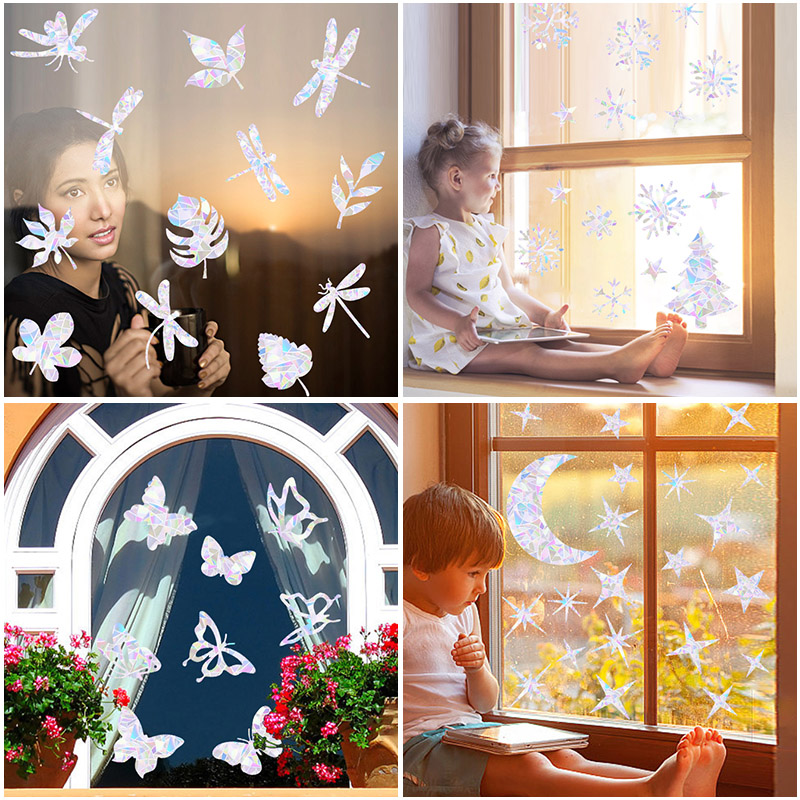 1set Christmas Snowflake Elk W - đánh giá và giá Snowflake Window Decal
