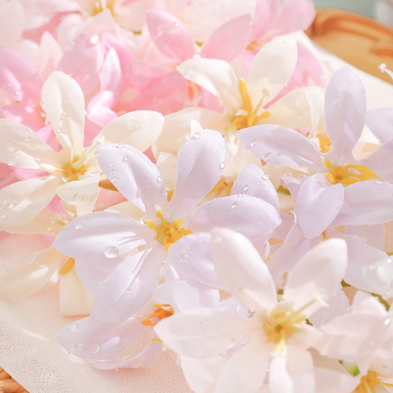 10Pcs Artificial Flower Heads  - đánh giá và giá Christmas Wreath Fake