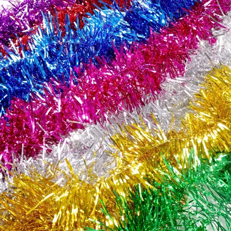 1.5/30M Colorful Christmas Rib - đánh giá và giá Tinsel Garland Decoration