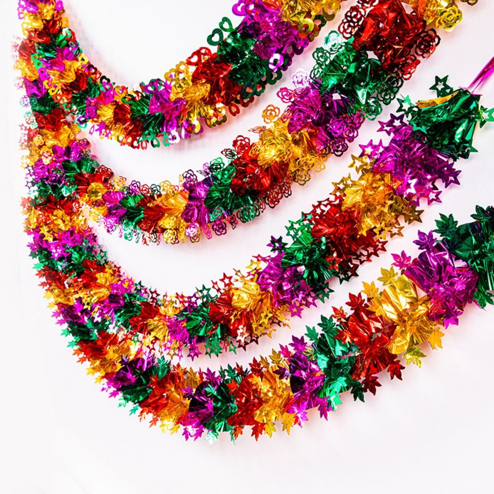 3D Christmas Foil Garlands DIY - đánh giá và giá Tinsel Garland Decoration