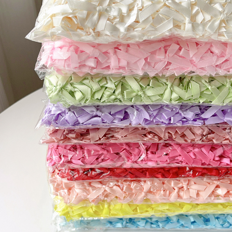 Multicolor Mini Satin Ribbon B - đánh giá và giá Ribbon Bow Gift